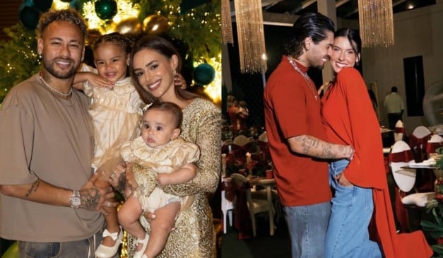 Famosos compartilharam momentos em família (Foto: Reprodução/Instagram)