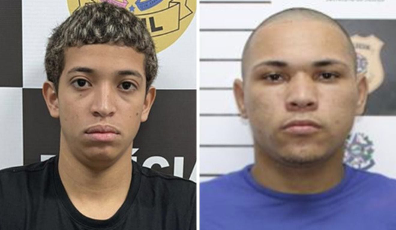 Nicolas Venâncio Santos e Welton dos Santos Souza foram indiciados. Fotos: Sesp/Divulgação