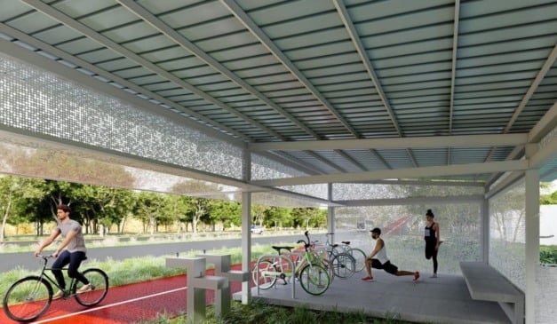 Nova ciclovia vai ter 23 km e liga Vila Velha a Guarapari. Foto: Divulgação/Semobi