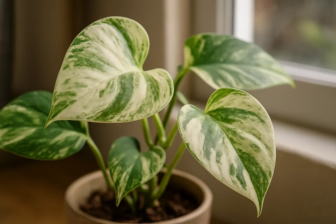 O erro de rega que impede a jiboia branca de crescer corretamente e deixa as folhas pequenas e sem brilho O erro de rega que impede a jiboia branca de crescer corretamente e deixa as folhas pequenas e sem brilho