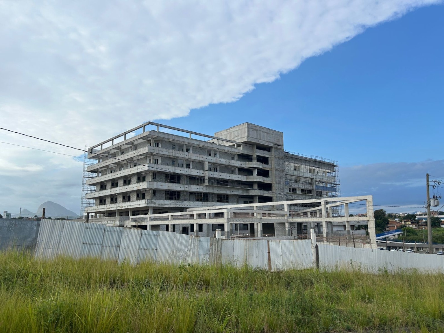 Obras do Hospital Geral de Cariacica. Fotos tiradas em 18 de dezembro de 2025. Créditos: Thiago Soares/ Folha Vitória Obras do Hospital Geral de Cariacica. Fotos tiradas em 18 de dezembro de 2025. Créditos: Thiago Soares/ Folha Vitória