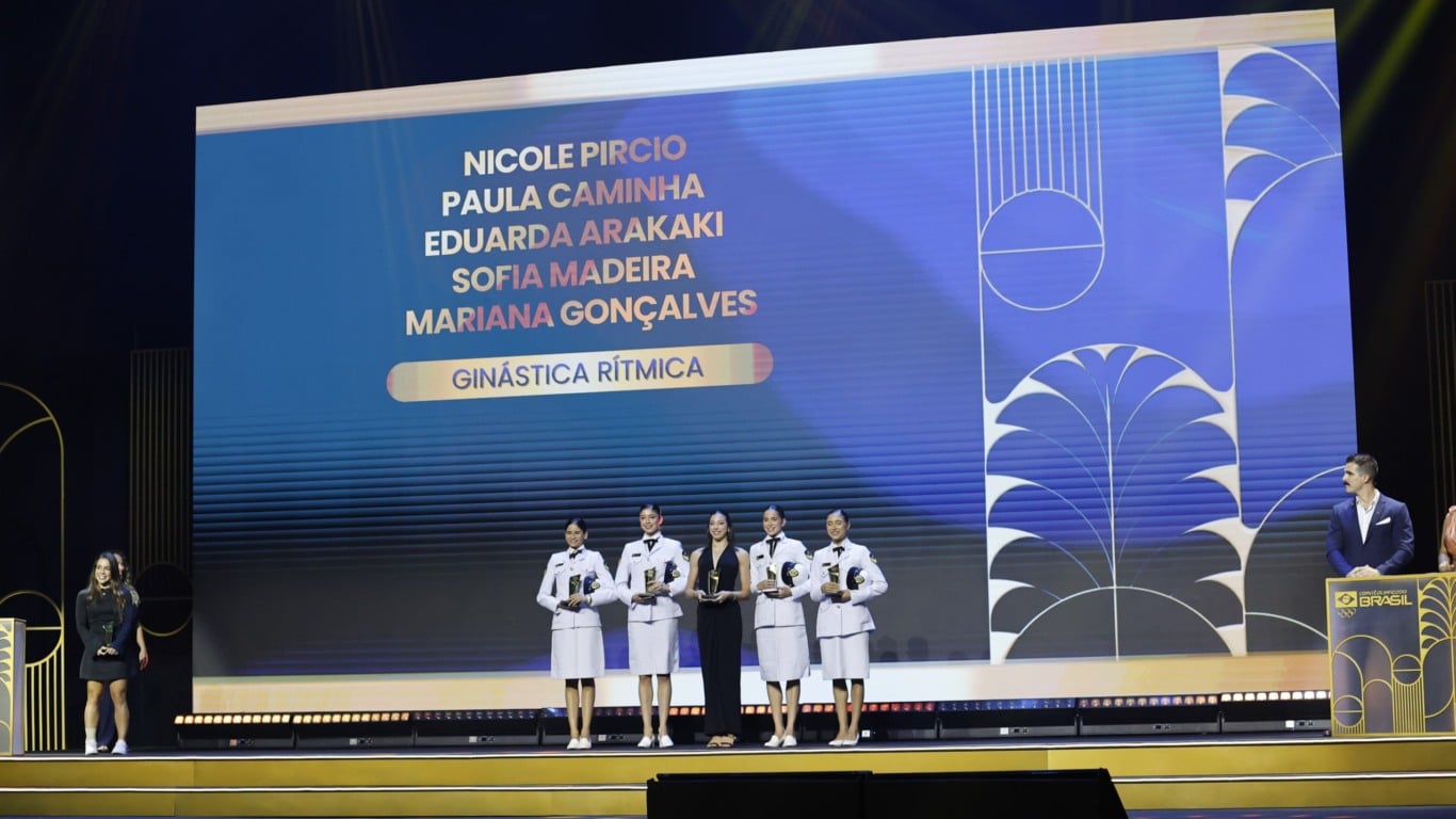 2025.12.11 - Prêmio Brasil Olímpico 2025. A cerimônia na Cidade das Artes na Barra da Tijuca, Rio de Janeiro. Organizado pelo Comitê Olímpico do Brasil anualmente desde 1999, o Prêmio Brasil Olímpico é considerado o Oscar do esporte brasileiro. Foto: Juliana Ávila/COB IG: @javilaphotos