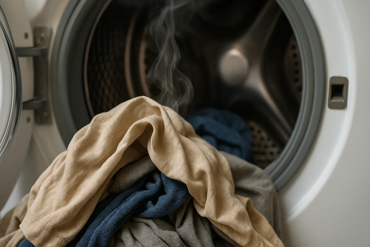 Por que sua máquina de lavar deixa cheiro ruim na roupa mesmo sendo pouco usada