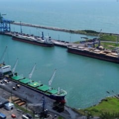 Porto de Imbituba, em Santa Catarina