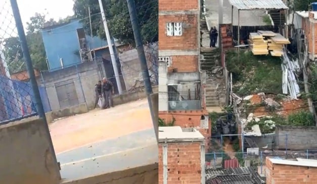 Confronto Polícia Militar na comunidade de Cidade de Deus, em Ataíde, Vila Velha