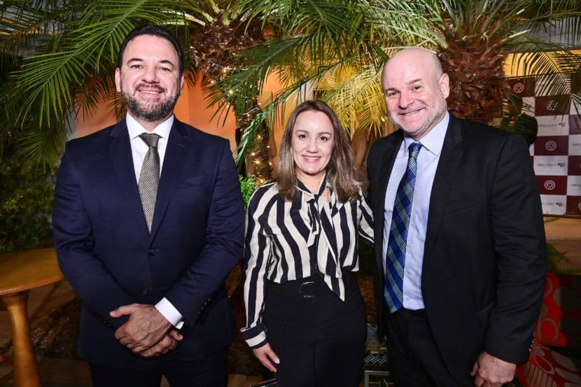 Rodrigo Júdice, Emanuelle Pedroza e Tarcísio Vieira