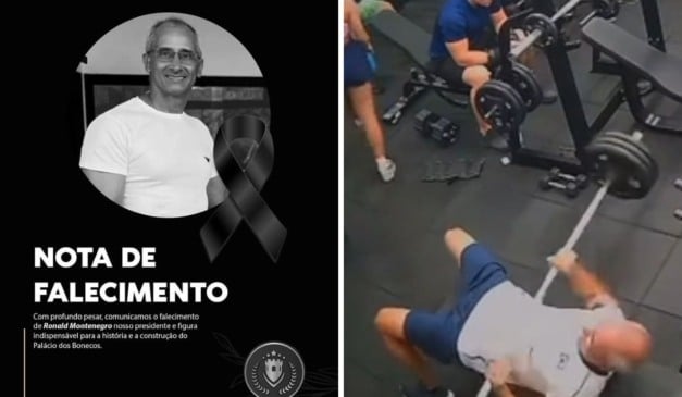 Ronald Montenegro morreu durante exercício em academia; Palácio dos Bonecos de Olinda, que ele presidia; postou nota de pesar. Foto: Reprodução vídeo/redes sociais