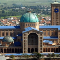 Santu&aacute;rio Nacional de Aparecida, localizado em Aparecida, SP - Brasil (Foto: Valter Campanato/Ag&ecirc;ncia Brasil).