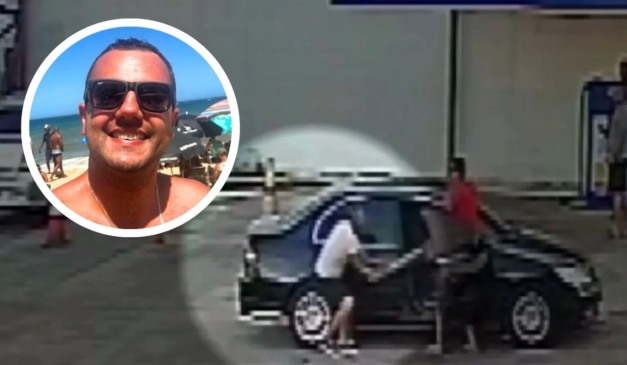 Suspeito usa uma barra para atacar o cabo PM Mariusom Marianelli Jacintho