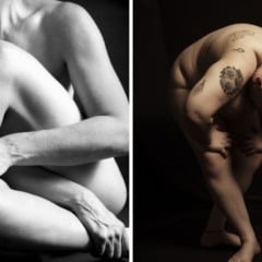 Exposição “Do corpo, quase nu”, com fotografias do paulistano Marcelo Macaue