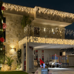 Condom&iacute;nio de luxo na Serra faz competi&ccedil;&atilde;o de decora&ccedil;&atilde;o de Natal (Foto: Acervo pessoal)