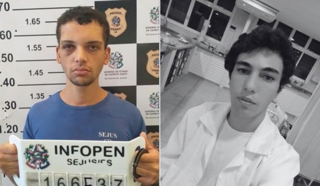 Thiago Gonçalves Sttofel é suspeito de matar o técnico de enfermagem Gabriel Costa de Castro