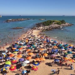 Vista aérea Praia da Costa