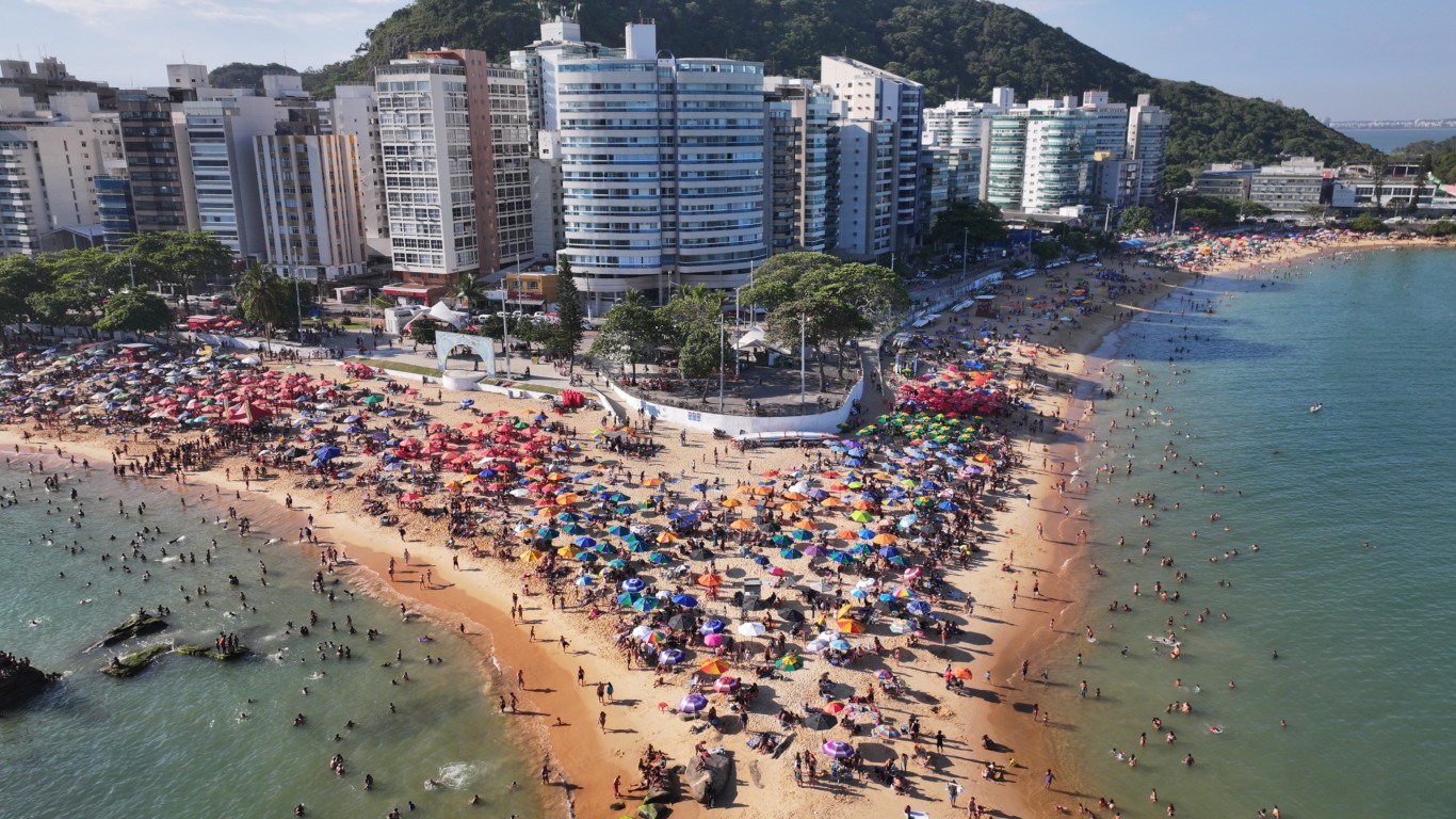 Vista aérea Praia da Costa