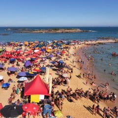 Vista a&eacute;rea Praia da Costa