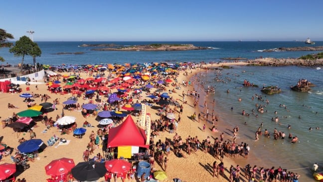 Vista aérea Praia da Costa