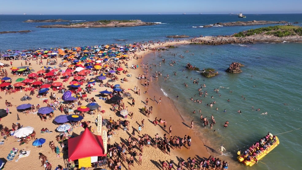 Vista aérea Praia da Costa Vista aérea Praia da Costa
