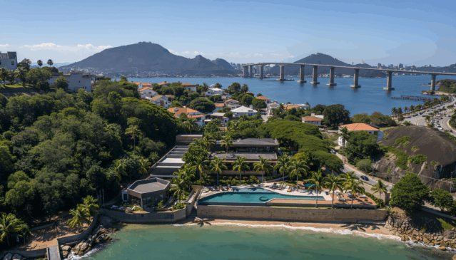 O projeto da área do Senac prevê a escola de gastronomia, uma área de eventos e uma piscina. Crédito: Divulgação