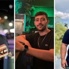 Junior da Silva Netto, Thaynan de Souza e Heberson Gomes Mendes foram identificadas como as v&iacute;timas. Foto: Acervo de amigos