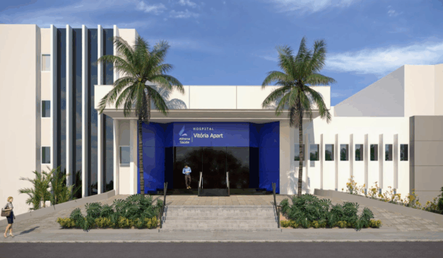 Foto: Divulgação da projeção de como ficará o hospital 