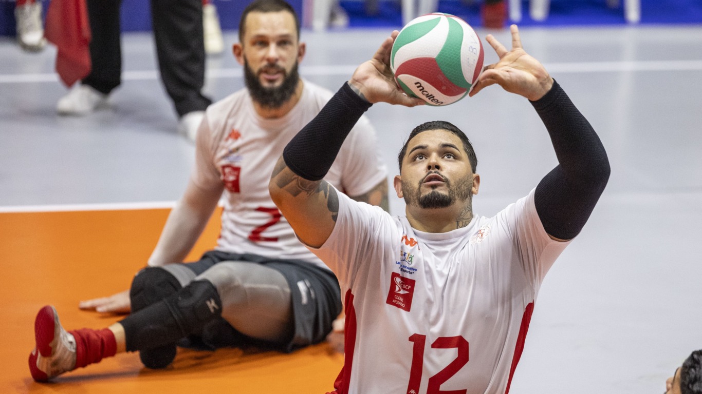 18.12.25 - FINAL SESI X PAULISTANO - CAMPEONATO BRASILEIRO DE VOLEI SENTADO MASCULINO NO CT PARALÍMPICO, EM SAO PAULO. FOTO: ALESSANDRA CABRAL/CPB