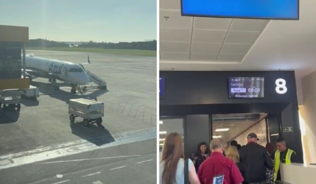 Voos da Azul tiveram atraso no Aeroporto de Vitória. Foto: Leitor