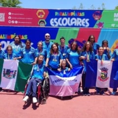 Delegação do Espírito Santo nas Paralimpíadas Escolares 2025, em São Paulo (SP)