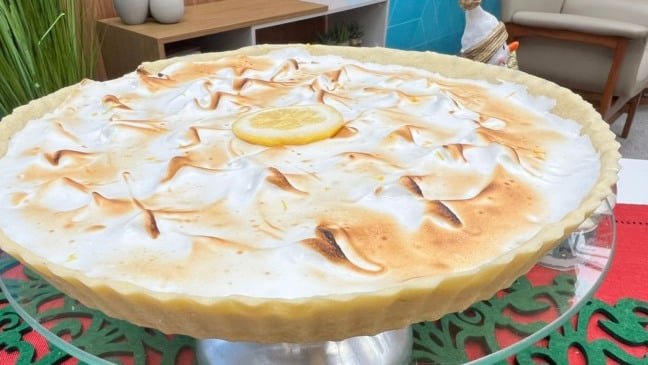 Torta de Limão com Cobertura de Merengue. Foto: Roberta Salgueiro