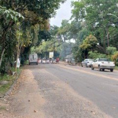 Ind&iacute;genas travam a ES-010 em Aracruz. Segundo Secretaria de Estado dos Direitos Humanos, trata-se de uma manifesta&ccedil;&atilde;o nacional sobre o Marco Temporal. Cr&eacute;dito: Divulga&ccedil;&atilde;o