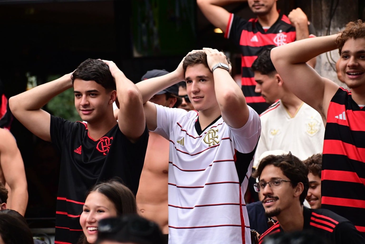 Final da Copa Intercontinental: Flamengo x PSG Torcida do Flamengo na Praia do Canto, em Vitória Final da Copa Intercontinental: Flamengo x PSG Torcida do Flamengo na Praia do Canto, em Vitória