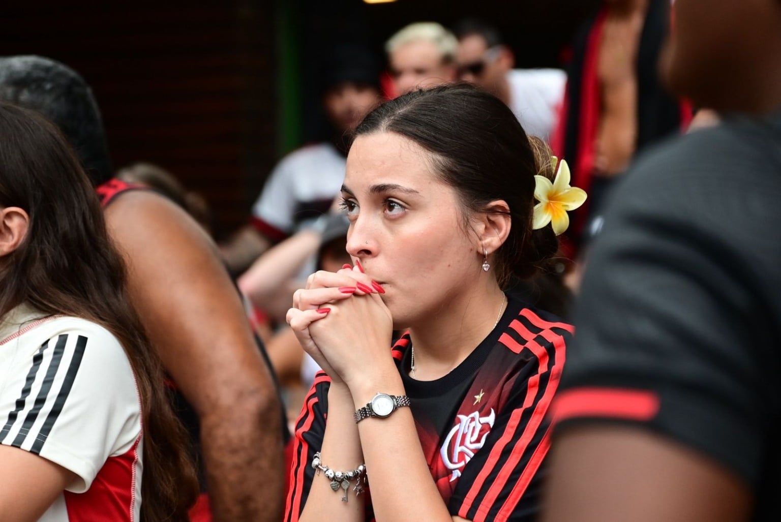 Final da Copa Intercontinental: Flamengo x PSG Torcida do Flamengo na Praia do Canto, em Vitória Final da Copa Intercontinental: Flamengo x PSG Torcida do Flamengo na Praia do Canto, em Vitória