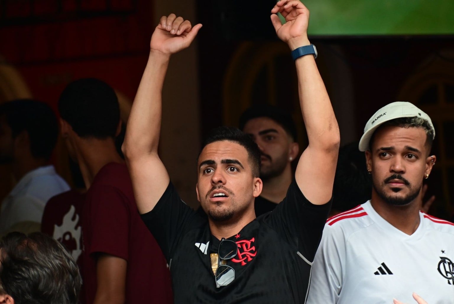 Final da Copa Intercontinental: Flamengo x PSG Torcida do Flamengo na Praia do Canto, em Vitória Final da Copa Intercontinental: Flamengo x PSG Torcida do Flamengo na Praia do Canto, em Vitória