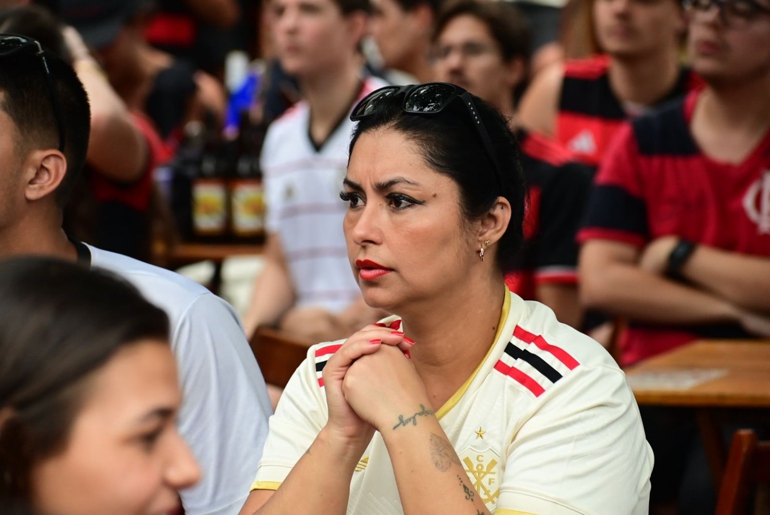 Final da Copa Intercontinental: Flamengo x PSG Torcida do Flamengo na Praia do Canto, em Vitória Final da Copa Intercontinental: Flamengo x PSG Torcida do Flamengo na Praia do Canto, em Vitória
