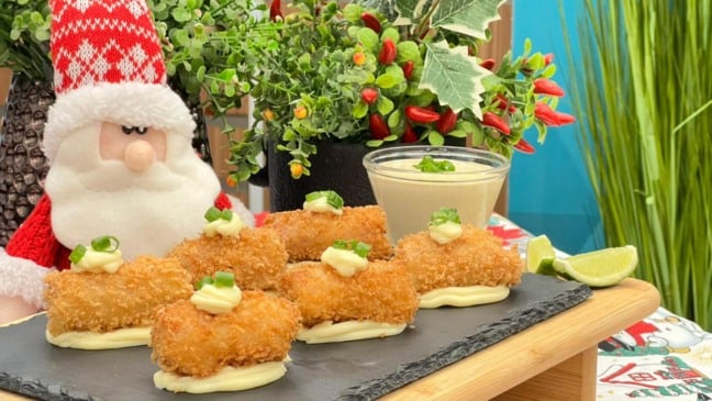 Medalhão de tilápia com molho tártaro. Foto: Roberta Salgueiro