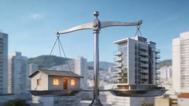 Projeto discute taxas cartorárias mais justas em meio à valorização imobiliária no ES. Crédito IA