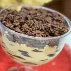 Pav&ecirc; cremoso de doce de leite. Foto: Ludmila Pires