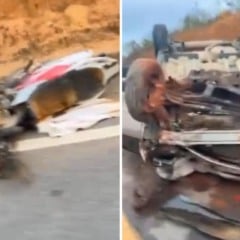 acidente em são domingos do norte