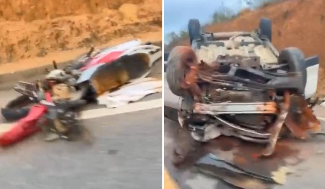 acidente em são domingos do norte