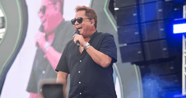 O cantor Leonardo (Foto: Leo Franco / AgNews)