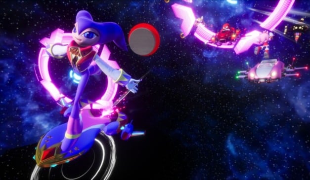 Conteúdo gratuito do NiGHTS estará disponível em breve no Sonic Racing: CrossWorlds
