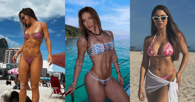 Famosas apostam em biquínis para o verão 2026 (Foto:Instagram @virginia/@lexa/@brunagriphao)