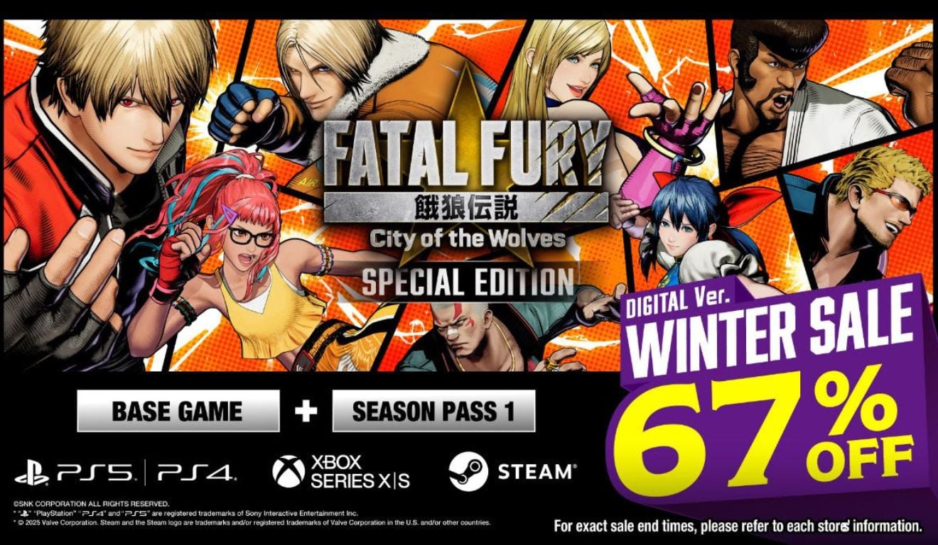 FATAL FURY: City of the Wolves entra em promoção especial nos consoles FATAL FURY: City of the Wolves entra em promoção especial nos consoles