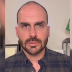 O agora ex-deputado Eduardo Bolsonaro (PL-SP) se manifestou nas redes sociais ap&oacute;s a cassa&ccedil;&atilde;o do mandato. Foto: Reprodu&ccedil;&atilde;o/ Instagram @bolsonarosp