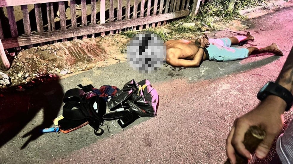 Suspeito é baleado após invadir casa de policial penal Suspeito é baleado após invadir casa de policial penal