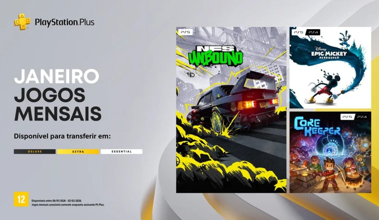 Jogos mensais PlayStation Plus de janeiro: Need For Speed Unbound e mais Jogos mensais PlayStation Plus de janeiro: Need For Speed Unbound e mais