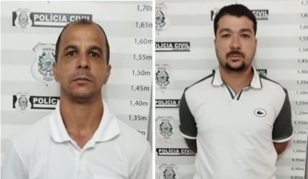 Jorge Vieira de Oliveira Júnior, e seu filho, Matheus Luiz Venturini de Oliveira. Foto: Divulgação/PCES