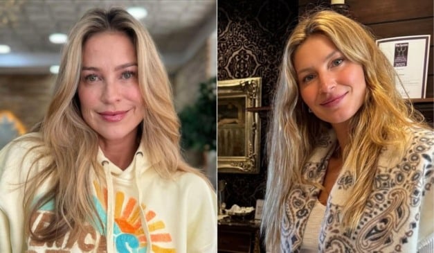 Luana Piovani publicou uma série de stories criticando personalidades como a Gisele Bündchen (Foto: Reprodução/Instagram/@luapio/@gisele)