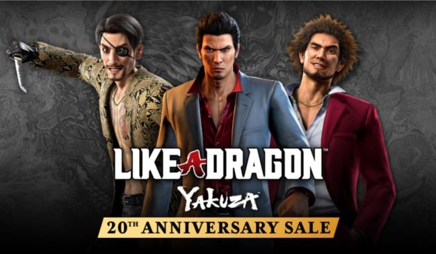 Promoção de 20º aniversário de Like a Dragon & Yakuza no Steam