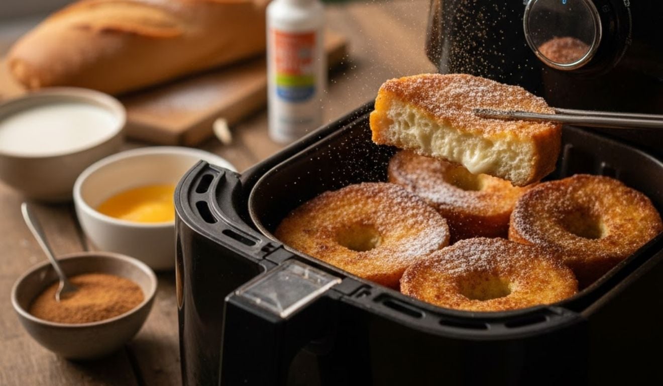 Como fazer rabanada na air fryer: receita prática, dourada e sem excesso de óleo Como fazer rabanada na air fryer: receita prática, dourada e sem excesso de óleo