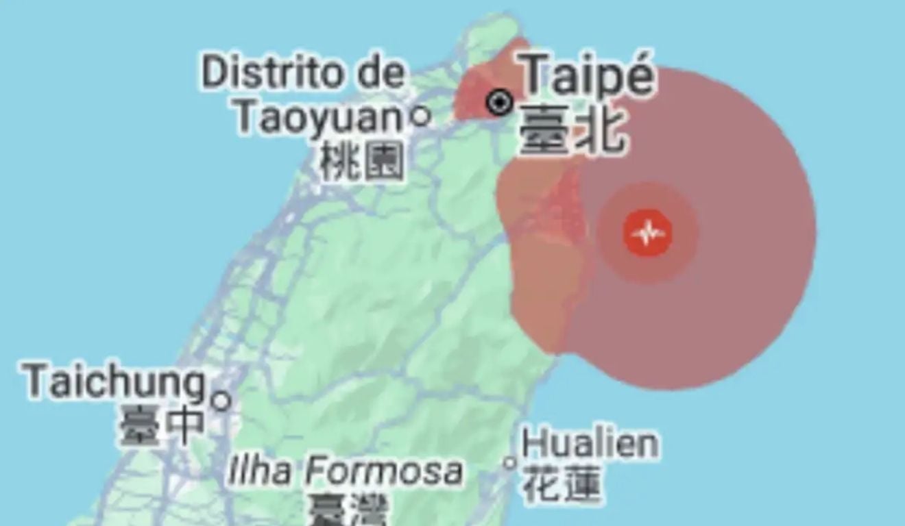 Terremoto em Taiwan Terremoto em Taiwan